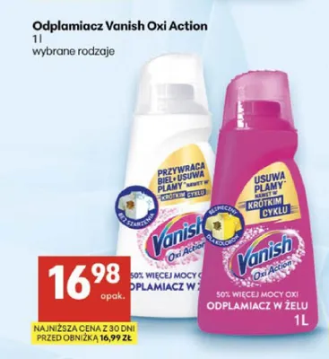 Odplamiacz Vanish Oxi Action Krystaliczna Biel promocja w Delikatesy Centrum