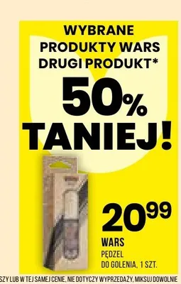 Pędzel do golenia Wars promocja w Drogerie Natura
