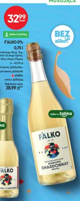 Wino bezalkoholowe musujące F'alko Better Orange Spritz promocja w Żabka