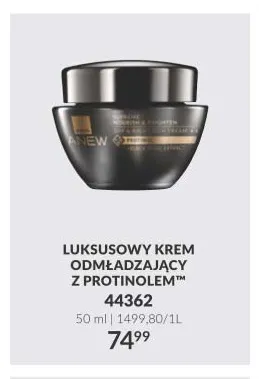 Luksusowy krem odmładzający z Protinolem Anew promocja w AVON