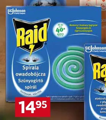 Spirala owadobójcza Raid promocja w Stokrotka