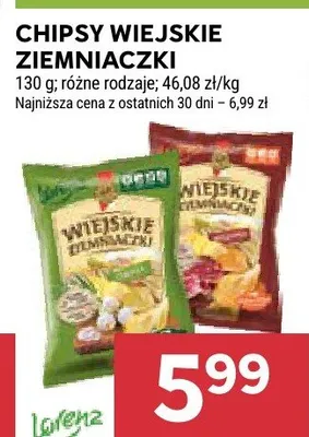 Chipsy wiejskie ziemniaczki Lorenz promocja w Stokrotka