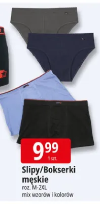 Slipy/Bokserki męskie roz. M-2XL promocja w Leclerc