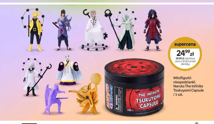 Minifigurki niespodzianki Naruto Shippuden The Infinite Tsukuyomi Capsule promocja w Empik