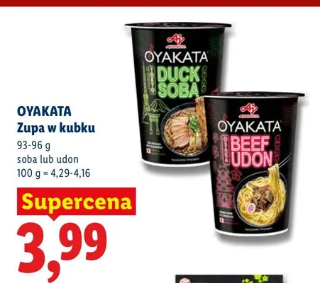 Zupa w kubku udon Oyakata promocja w Lidl