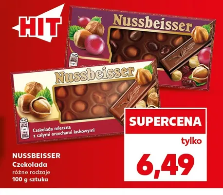 Czekolada Nussbeisser promocja w Kaufland