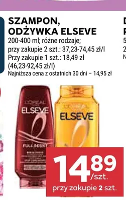 Szampon Elseve promocja w Stokrotka
