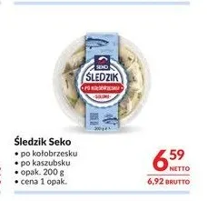 Śledzik po kołobrzesku Seko promocja w Makro