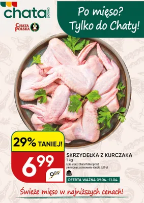 Skrzydełka z kurczaka promocja w Chata Polska