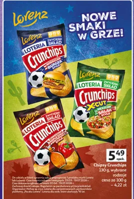 Chipsy Crunchips promocja w Auchan