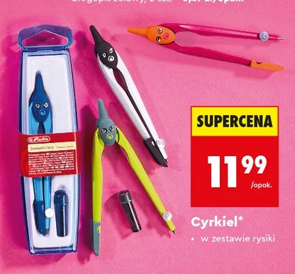 Cyrkiel Herlitz promocja w Biedronka