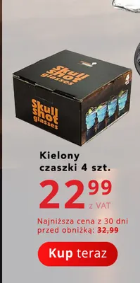 Kielony czaszki 4 szt. promocja w Poczta Polska
