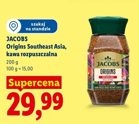 Kawa rozpuszczalna Jacobs Origins Southeast Asia promocja w Lidl
