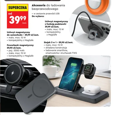 Uchwyt magnetyczny z funkcją podstawki Forever promocja w Biedronka