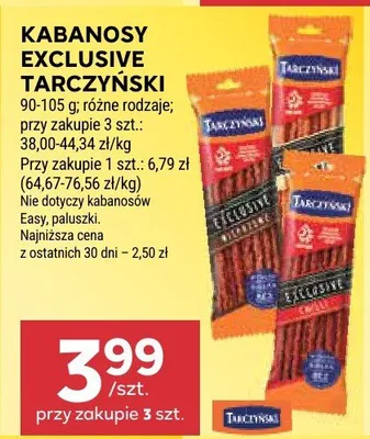 Kabanosy Exclusive Tarczyński #topgrill promocja w Stokrotka