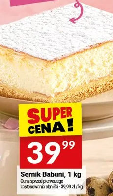 Sernik Babuni promocja w Twój Market