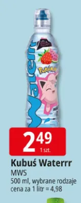 Napój Waterrr MWS wybrane rodzaje promocja w Leclerc