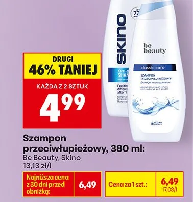 Szampon przeciwłupieżowy Be Beauty promocja w Biedronka