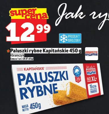 Paluszki rybne kapitańskie promocja w TOPAZ