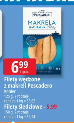 Filety wędzone z makreli Pescadero promocja w Leclerc