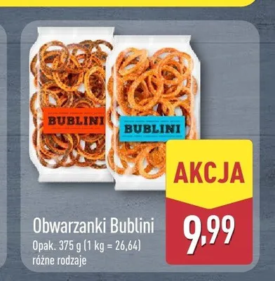 Obwarzanki Bublini klasyczne promocja w Aldi