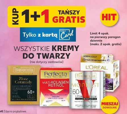 Kremy do twarzy 1+1 GRATIS promocja w Kaufland