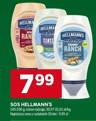 Sos Hellmann's Creamy Ranch promocja w Stokrotka