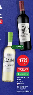 Wino Porca de Murca wytrawne promocja w Żabka