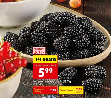 Jeżyna polska promocja w Biedronka