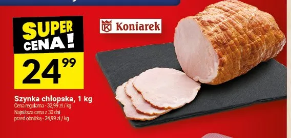 Szynka chłopska Koniárek promocja w Twój Market