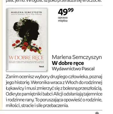 Książka W dobre ręce Marlena Semczyszyn promocja w Empik