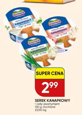 Serek kanapkowy Hochland kremowy promocja w Chata Polska