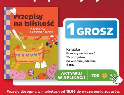 Książka Przepisy na bliskość promocja w Kaufland