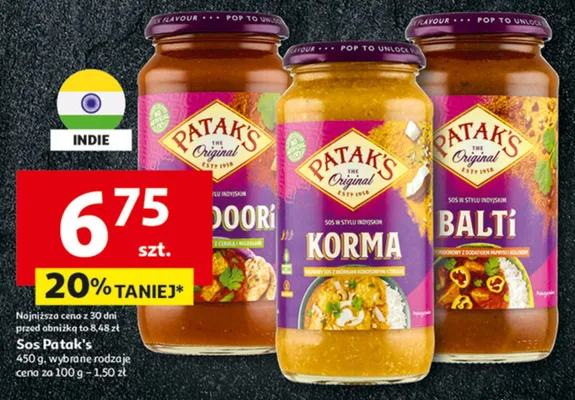 Sos Sos Patak's promocja w Auchan