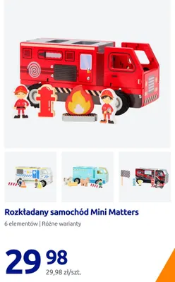 Rozkładany samochód Mini Matters promocja w Action