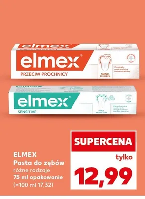 Pasta do zębów Elmex Sensitive 75 ml promocja w Kaufland