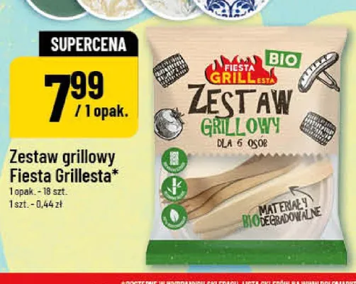Zestaw grillowy Fiesta Grillesta promocja w POLOmarket