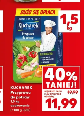 Przyprawa do potraw Kucharek promocja w Kaufland