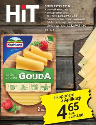 Ser Hochland Gouda 135 g promocja w Selgros