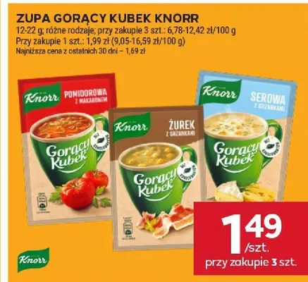 Zupa Gorący kubek promocja w Stokrotka