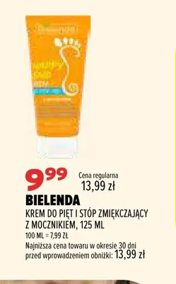 Krem do pięt i stóp zmiękczający z mocznikiem Bielenda promocja w Drogerie Natura