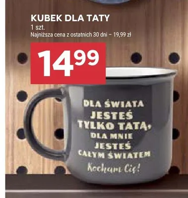 Kubek dla taty promocja w Stokrotka