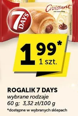 Rogalik 7 Days promocja w Euro Sklep