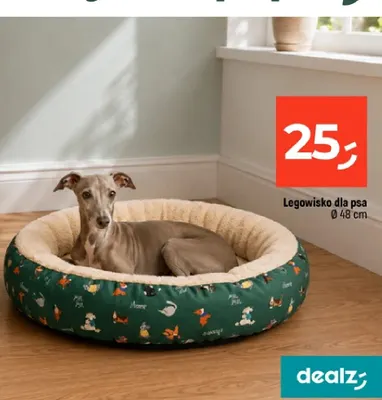 Legowisko dla psa Ø 48 cm promocja w Dealz