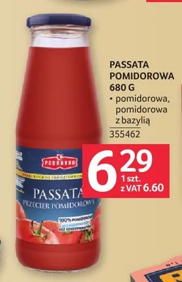 Passata pomidorowa Podravka promocja w Selgros