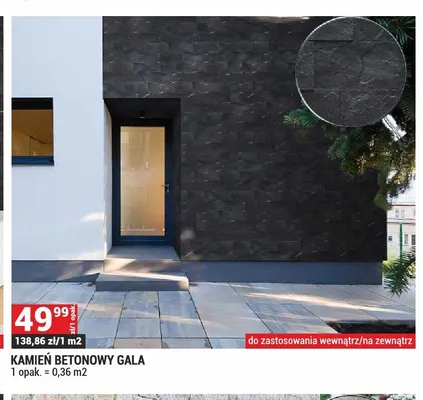 Kamień betonowy Gala promocja w Merkury Market