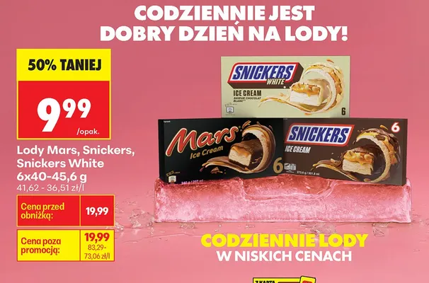 Lody Mars Ice Cream promocja w Biedronka