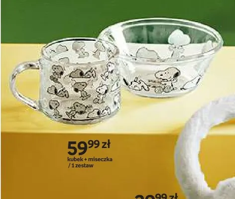 Zestaw kubek + miseczka Snoopy promocja w Empik