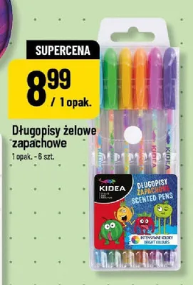 Długopisy żelowe zapachowe Kidea promocja w POLOmarket