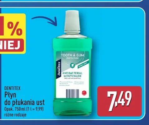 Płyn do płukania ust Dentitex promocja w Aldi